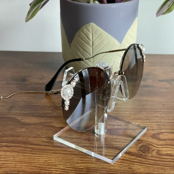 Miu Miu | Accessories | Miu Miu Sunglasses Round Frameless  display picture 1